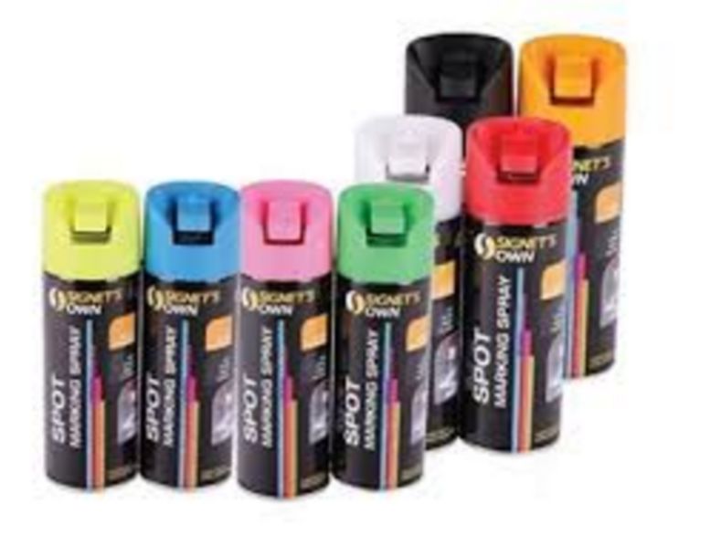 PAINT SPOT MARKING - CREAM